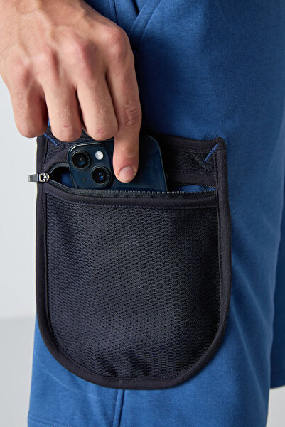 TOMMY LIFE Parlament Pamuklu Kalın Yumuşak Dokulu Comfort Fit Baskılı Erkek Şort - 81266