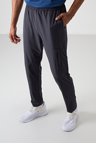 TOMMY LIFE Antrasit İnce Yumuşak Comfort Fit Erkek Eşofman Alt - 82120