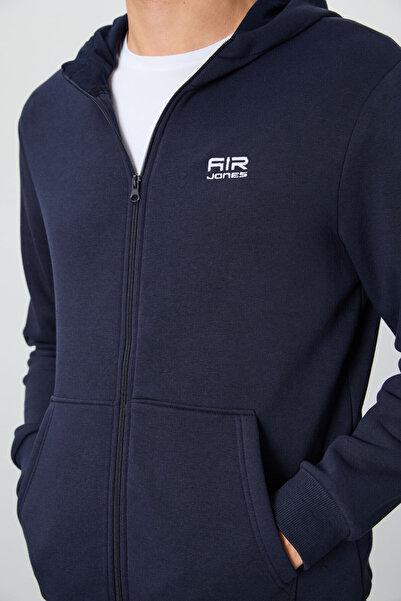 AIR JONES Ανδρικό φούτερ Hector Navy Blue Raised - 88139