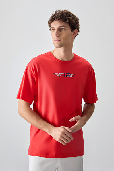 AIR JONES Ανδρικό μπλουζάκι με στάμπα Fiesta 100% βαμβακερό, μαλακή υφή, υπερ...