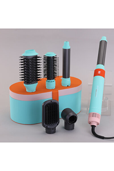 ENZO EN-4133 6-in-1 Electric Styling Set – Straightener, Curler, Dryer & Comb
