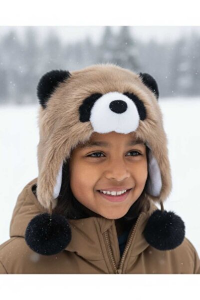 Aware Time 9-15 Years Old Children's Winter Beanie with Plush Figure