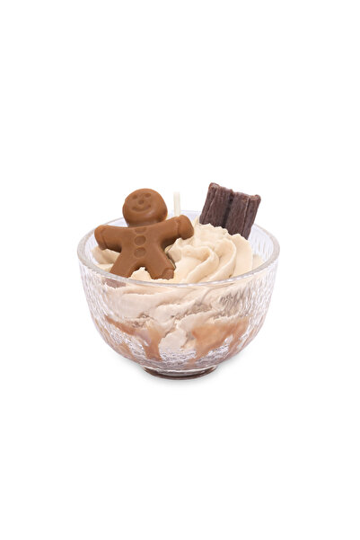 Liryo Candles Lumânare din ceară 100% soia cu parfum de turtă dulce, 75g, Christmas Collection