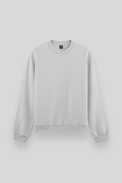 TOMMY LIFE Taş Basic O Yaka Rahat Form Erkek Sweatshirt - 88053