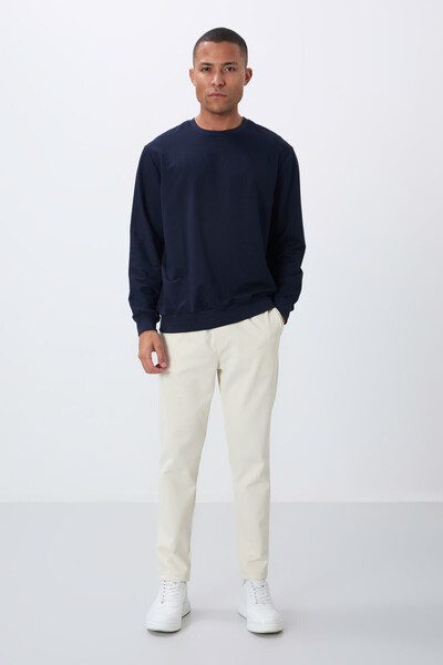 AIR JONES Ανδρικό φούτερ - Indigo Cotton, Soft Texture, Standard Fit - 88363