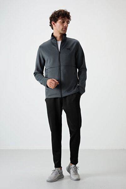 AIR JONES Bran Orman Yeşil - Siyahscuba Kumaş Erkek Eşofman Takım - 85199