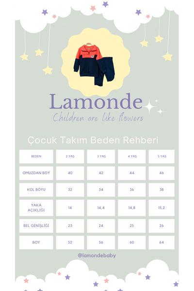 Lamonde Medvídek vyšívaný unisex 3dílný teplákový baret 2-3-4-5 let