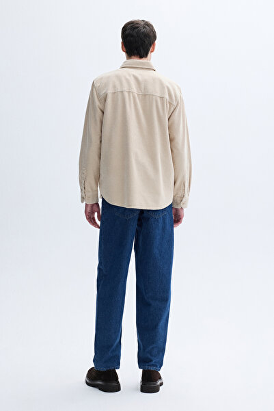Mudo REGULAR FIT UZUN KOLLU KADİFE GÖMLEK