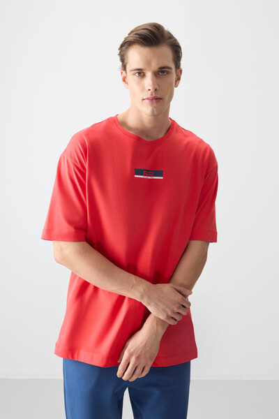 AIR JONES Ανδρικό μπλουζάκι με στάμπα Fiesta 100% βαμβάκι με μαλακή υφή και με στάμπα - 88359