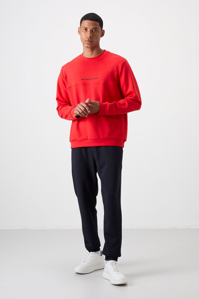 AIR JONES Fiesta - Set de trening pentru bărbați, albastru, confort, bumbac ș...