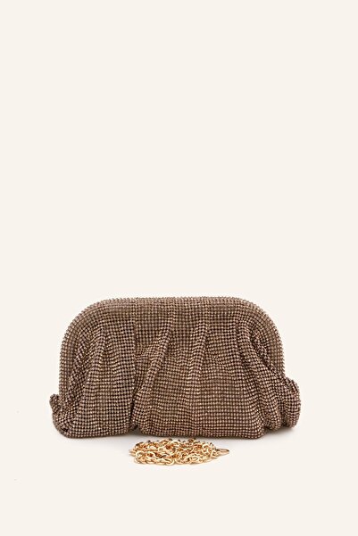 MARCATELLI Bronz Işıl Mini Abiye Çanta