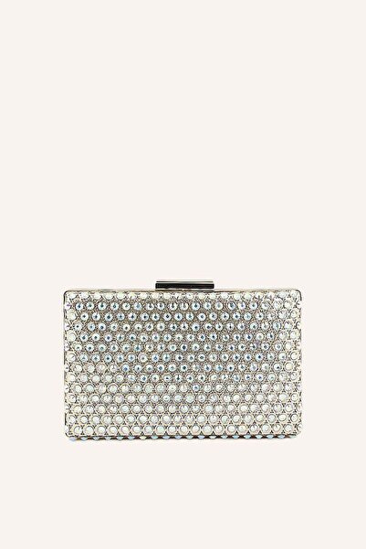 MARCATELLI Altın Taşlı Abiye Çanta