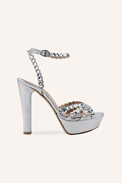 MARCATELLI Gümüş Alise Platform Topuklu Ayakkabı
