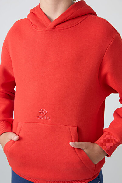 TOMMY LIFE Fiesta Cotton Thick Inside Fleece Soft Textured Standard Fit Printed Boys Sweatshirt - 11215