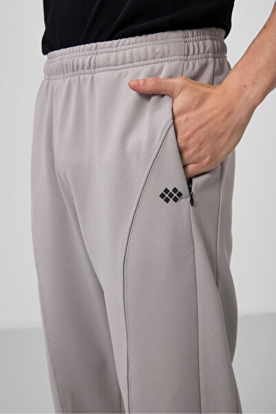 TOMMY LIFE Ανδρικό παντελόνι Palazzo με υφή επιφάνειας πέτρας - 82171