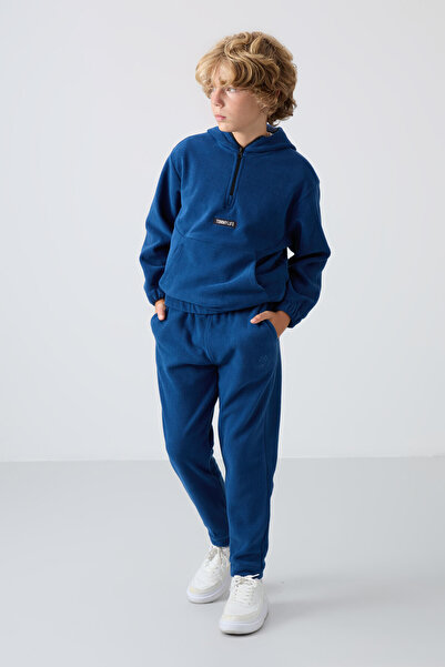 TOMMY LIFE Φούτερ Fleece για αγόρια - Κεντητό, Χοντρό μαλακή υφή, Τυπική Εφαρ...