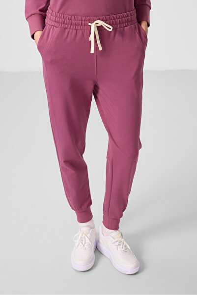 TOMMY LIFE Soft Cherry Hooded Oversize Women's Tracksuit Set - 95336