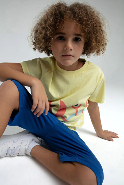 Rolypoly Boy's bermuda set - light yellow