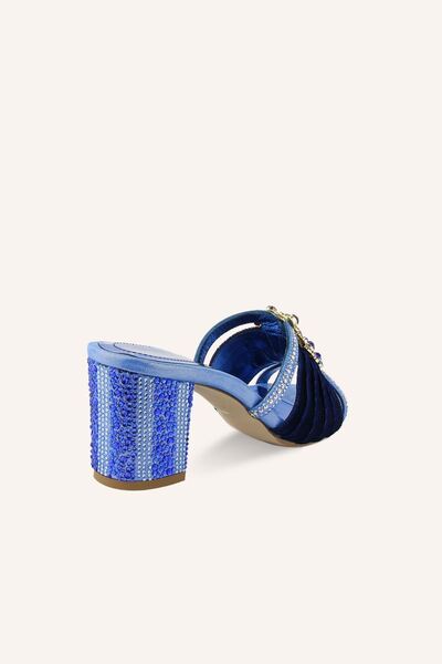 MARCATELLI Mavi Elvin Topuklu Terlik