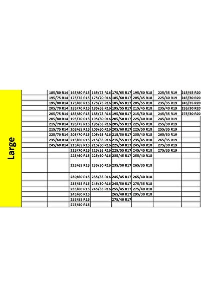 Matte Textile Car Chains Snow 3D Super-X size L