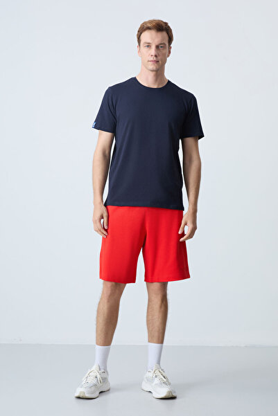 AIR JONES Fiesta Cotton Thick Soft Textured Standard Fit Basic Men's Shorts - 81276