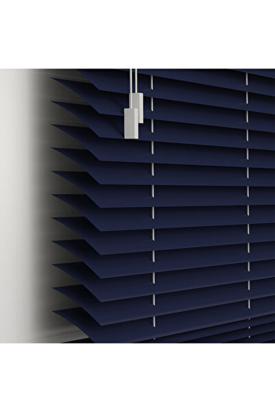 Generic Metal Slat Blind (2.5 cm) - 105 cm x 125 cm - Black