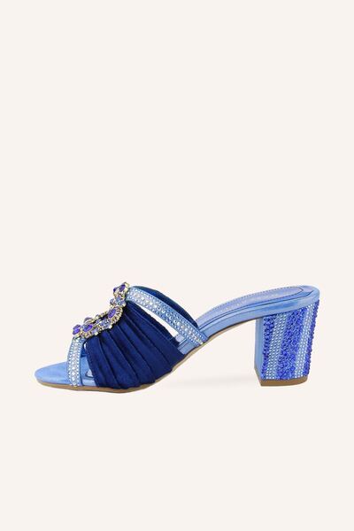 MARCATELLI Mavi Elvin Topuklu Terlik