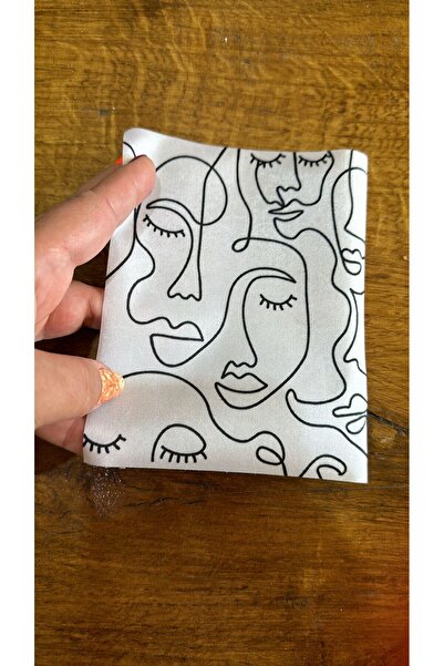 Gönülden Tasarım Imagine pentru femei din satin - Aplicație de transfer imprimată 15x21 cm care lipște cu fierul de călcat