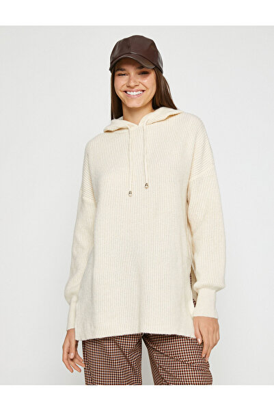 Koton Kapucnis tunika kötött hosszú ujjú