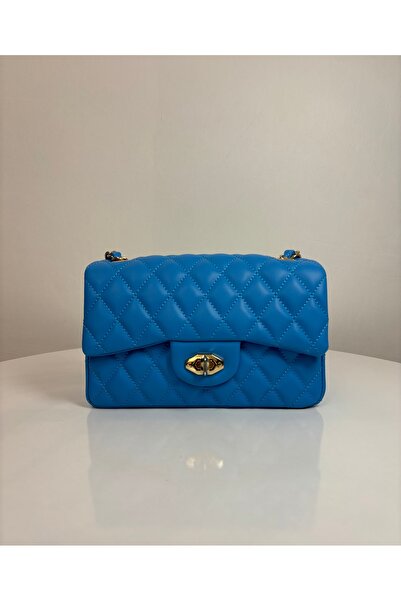 BK Bags & Accessories Quilted Knitted Chain Women's Hand and Shoulder Bag