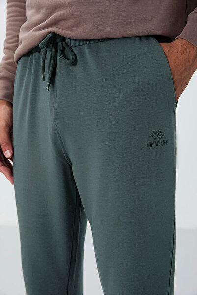 TOMMY LIFE Çağla Lace Up Pocket Standard Fit Classic Leg ανδρικό παντελόνι φούτερ - 84682