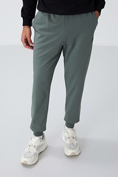 TOMMY LIFE Çağla Classic Men's Tracksuit Bottom with Pockets and Standard Fit Cuffs - 84652