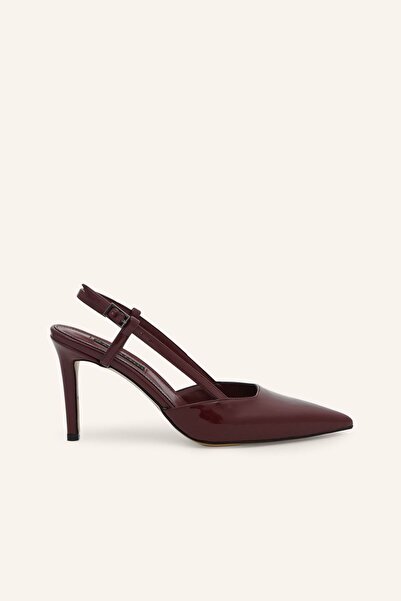 MARCATELLI Bordo Rugan Noor Topuklu Ayakkabı