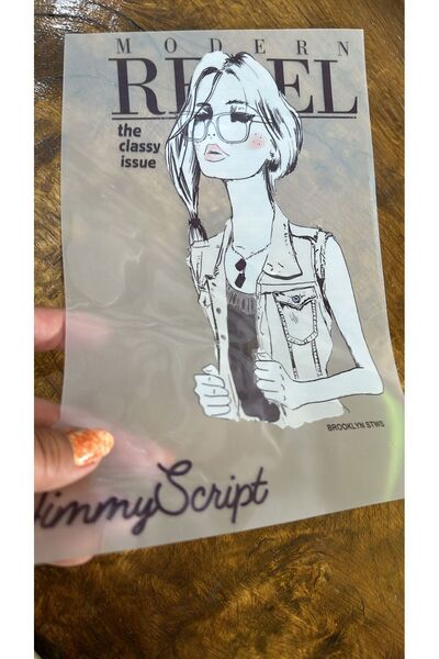 Gönülden Tasarım Majica za devojčice Transfer Štampano - pegla, 27x22 cm