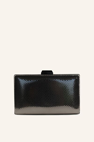 MARCATELLI Antrasit Baskı Abiye Çanta