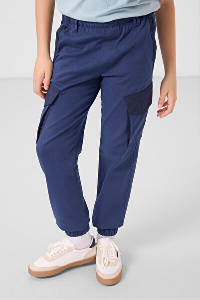 TOMMY LIFE Parlament Standart Fit Dokuma Hafif Esnek Chino Erkek Çocuk Pantolon - 11271