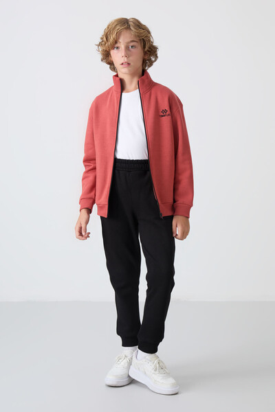 TOMMY LIFE Ανδρικό κοστούμι αθλητικής φόρμας με κεντημένο στάνταρ εφαρμογή - 11256