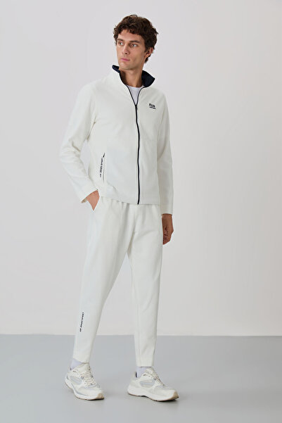 AIR JONES Carlos Ekru Standard Pattern Men's Tracksuit Set - 85209