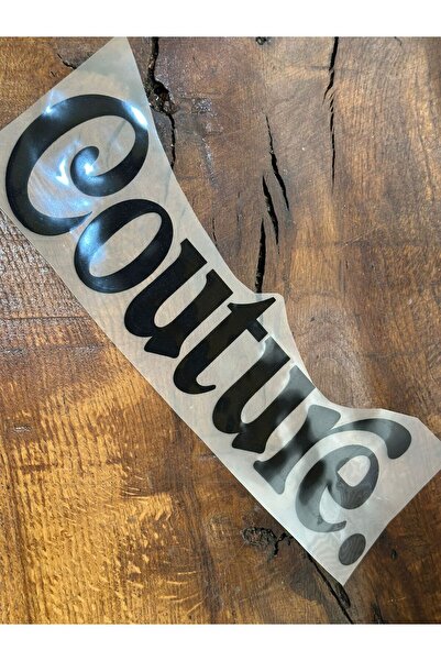 Gönülden Tasarım ÜTÜ İLE YAPIŞAN COUTURE (KİŞİYE ÖZEL)YAZILI TRANSFER BASKI A...