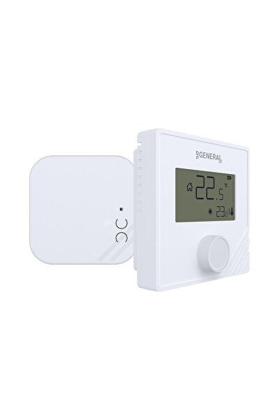 GENERAL Life General Mitra HT25 RF Kablosuz Oda Termostatı -Beyaz