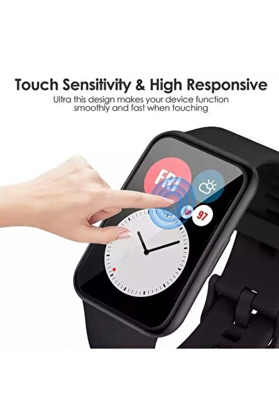 Mi7a Huawei Watch Fit 2 Uyumlu 360 Koruma Full Koruma Silikon Kılıf
