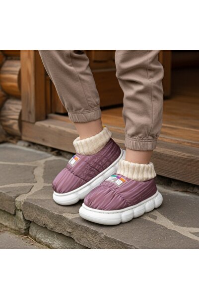 OEM Cotton lined slippers for children, for indoors or short outdoor outings, 43079D-85