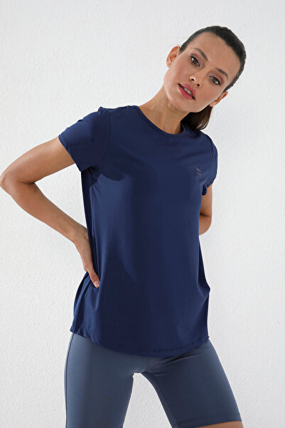 TOMMY LIFE Indigo Basic Short Sleeve Standard Fit O-Neck Women's T-Shirt - 97144