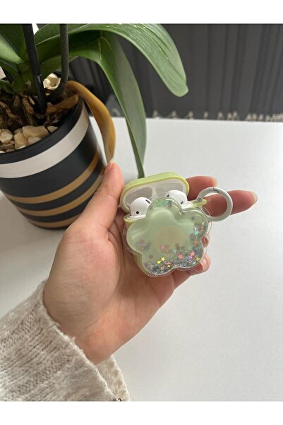 Mi7a Airpods 1. Ve 2. Nesil Uyumlu Sulu Yıldızlı Koruyucu Kılıf