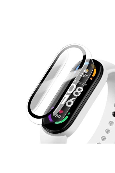 Mi7a Xiaomi Mi Band 7 Uyumlu Ekran Ve Kasa Koruyucu Kılıf 360 Tam Koruma