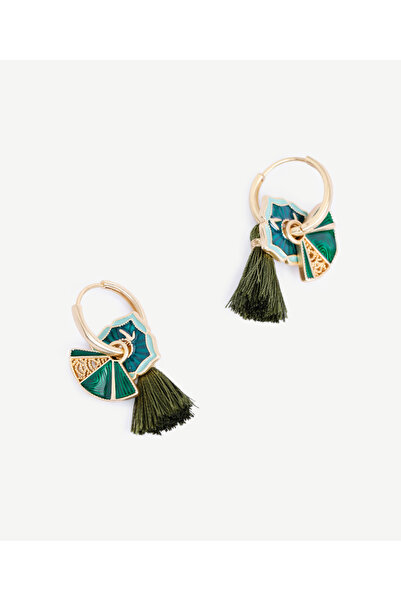 Yargıcı Charm Detaylı Küpe