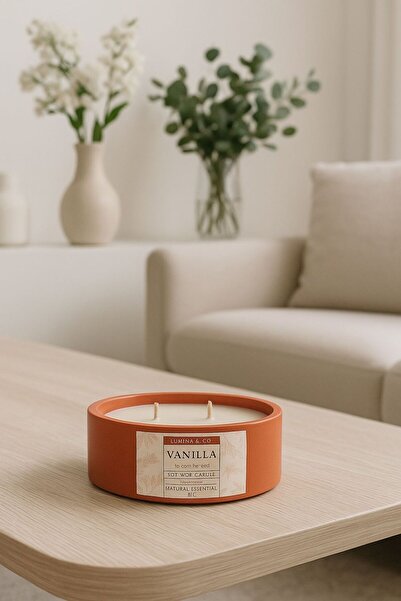LUMİNA Vanilla - Vanilya Kokulu Beton Mum