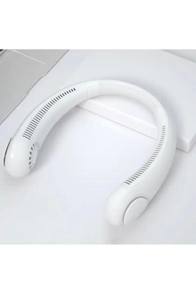 Mi7a Yeni Nesil Şarjı Taşınabilir Boyun Fanı 3 Kademeli Soğutucu Mini Esnek A...