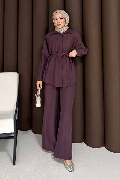 merve ada design Taşlı Modal Takım