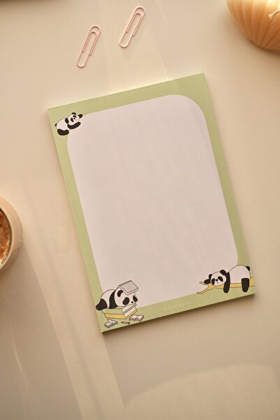 Mirya Notes A5 Panda Patterned Notepad - Notepad
